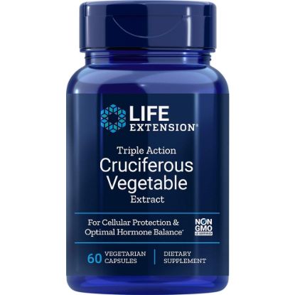 Life Extension Triple Action Cruciferous Vegetable Extract 60 Kap resmi