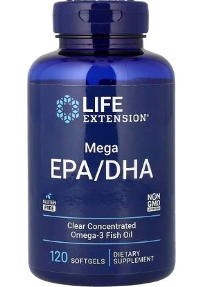 Life Extension Mega Epa Dha 120 Softgels resmi
